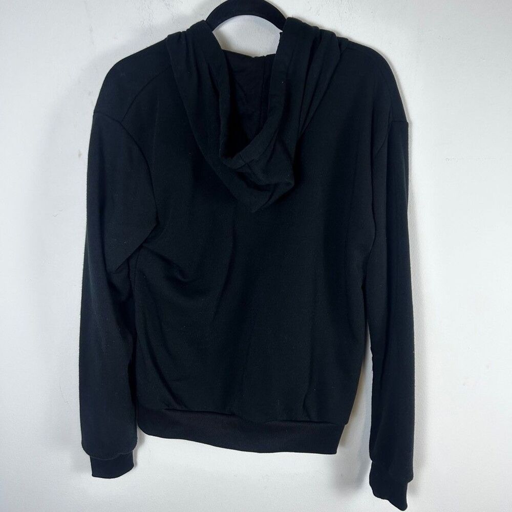 Nike Tracksuit Youth Large Black Full Zip Hoodie Sweatpants Set Fleece - Picture 4 of 10